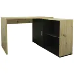 XXXLutz Lauterach - Ihr Möbelhaus bei Bregenz Schreibtischkombination 119/124/75 cm in Schwarz, Eiche Artisan