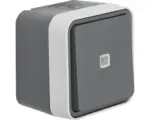 Hornbach Taster beleuchtet aufputz 10 A IP55 grau