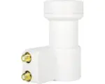 Hornbach MEGASAT Universal Twin LNB 0,3 dB 2x F-Buchse für SAT / Satellit