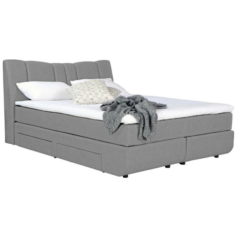 Boxspringbett 160/200 cm in Blau