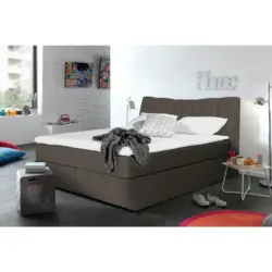 Boxspringbett 180/200 cm in Grau
