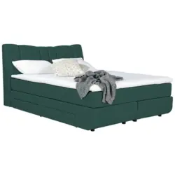 Boxspringbett 180/200 cm in Grün