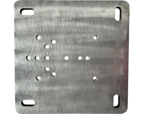 SOLUNA Universal Montageplatte 250x250 mm verzinkt für SOLUNA Markisen Comfort, Concept, Exclusiv ,Exquisit, Proof, Trend