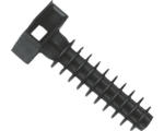 Hornbach Halterung für Kabelbinder Ø 8 x 37,5 mm 25 Stück schwarz