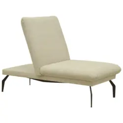 Relaxliege in Mikrofaser Beige