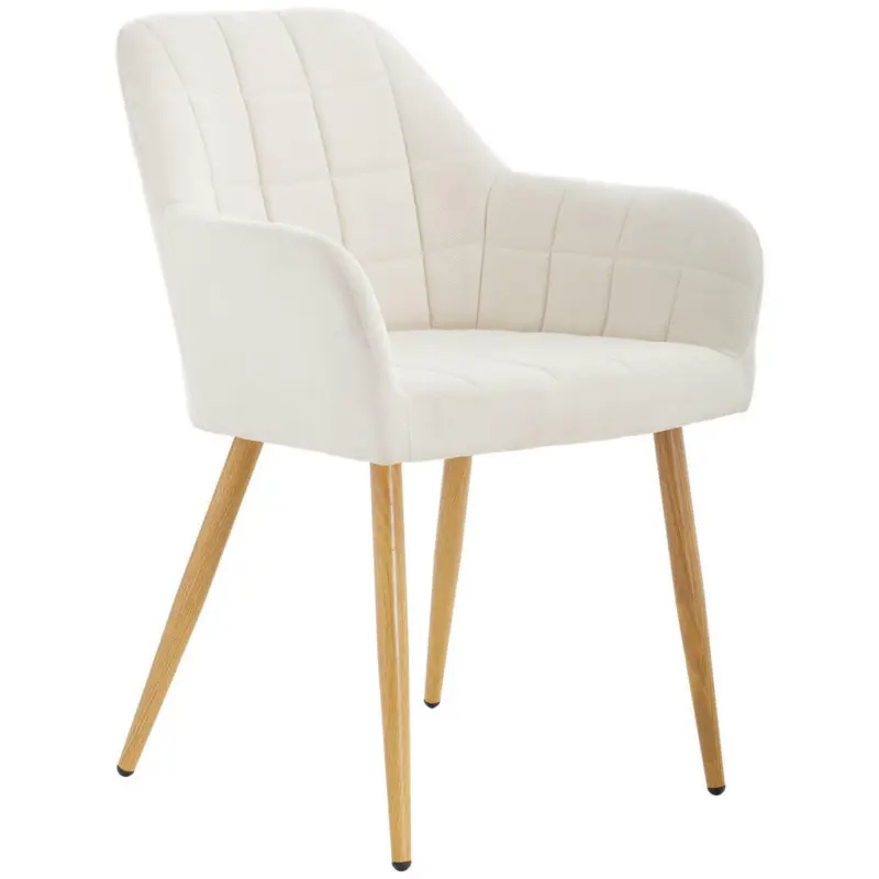 Armlehnstuhl in Eisen Samt