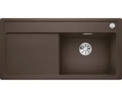 Flächenbündige Spüle Blanco Zenar 6 S-F rechts 497,5x987,5 mm cafe