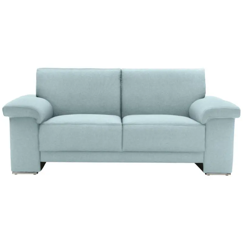 Zweisitzer-Sofa in Mikrofaser Hellblau