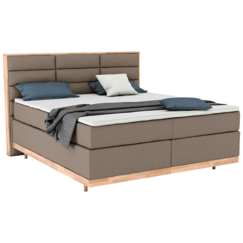 Boxspringbett 180/200 cm in Braun