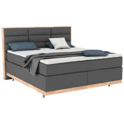 Boxspringbett 200/200 cm in Grau
