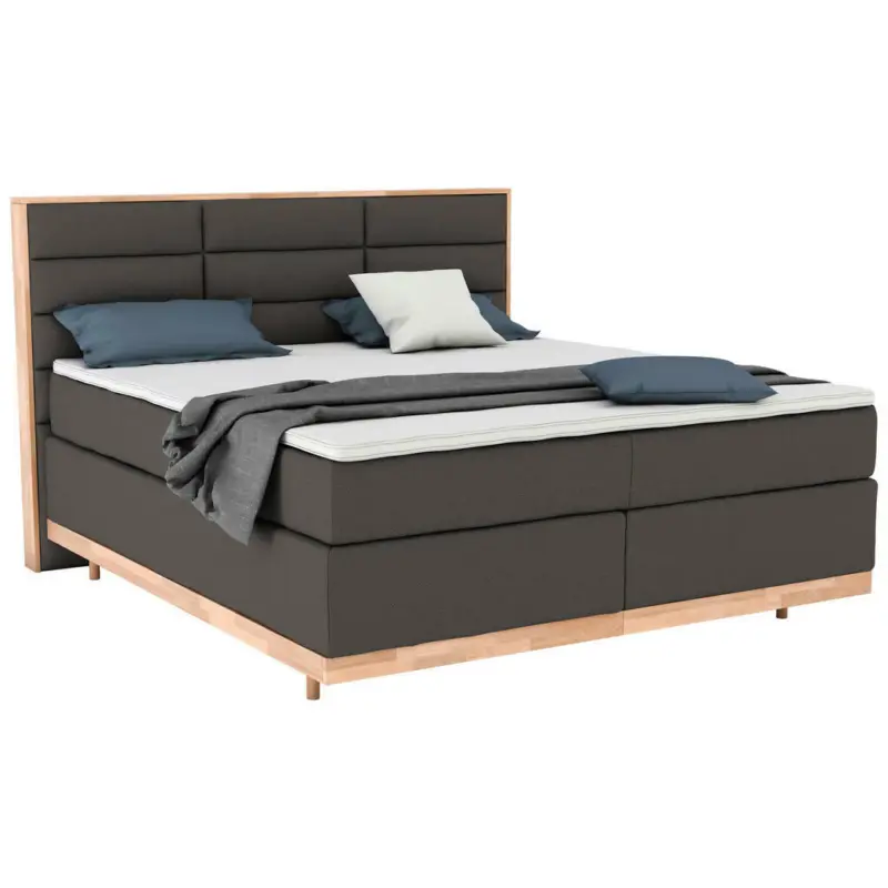 Boxspringbett 160/200 cm in Braun