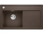 Hornbach Flächenbündige Spüle Blanco Zenar 45 S-F links 497,5x847,5 mm cafe