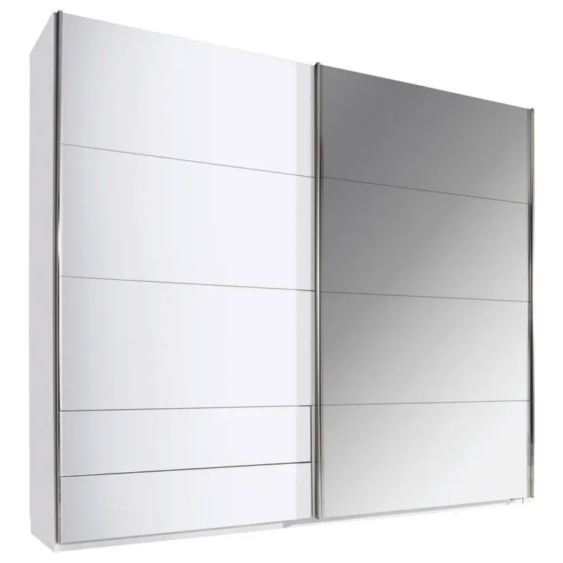 Schwebet&uuml;renschrank in Wei&szlig;