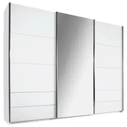 Schwebet&uuml;renschrank in Wei&szlig;