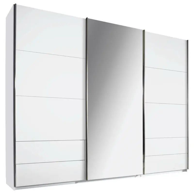 Schwebet&uuml;renschrank in Wei&szlig;