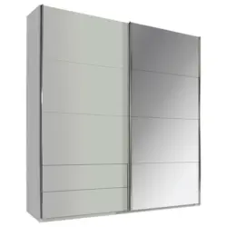 Schwebet&uuml;renschrank in Hellgrau