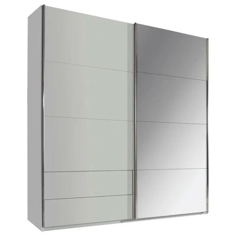 Schwebet&uuml;renschrank in Hellgrau