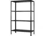 Hornbach Steck-Grundregal Schulte schwarz 1800x600x400 mm 4 Böden Tragkraft 260 kg