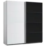 XXXLutz Lauterach - Ihr M&ouml;belhaus bei Bregenz Schwebet&uuml;renschrank in Schwarz, Wei&szlig;