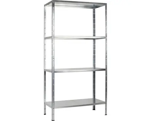 Steck-Grundregal Schulte verzinkt 1900x1000x400 mm 4 Böden Tragkraft 260 kg