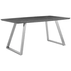 Esstisch in Metall, Holzwerkstoff 160/90/76 cm