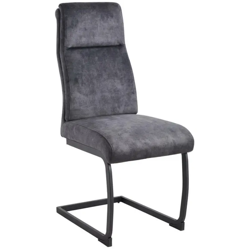 Schwingstuhl in Eisen Samt