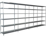 Hornbach Grundregal Anbauregal Steckregal Schulte Regalwelt verzinkt 2300 x 3800 x 500 mm 24 Böden Tragkraft 2040 kg