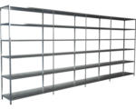 Hornbach Grundregal Anbauregal Steckregal Schulte Regalwelt verzinkt 2300 x 3800 x 350 mm 24 Böden Tragkraft 2040 kg