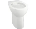 Hornbach Erhöhtes Standtiefspülklosett Form & Style Leyte Abgang waagrecht offener Spülrand weiß ohne WC-Sitz