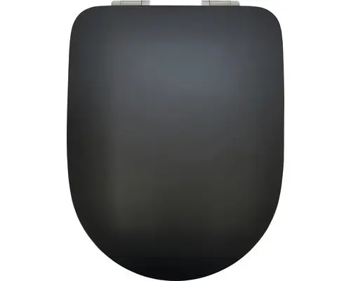 WC-Sitz Dominica Form & Style Uni schwarz matt mit Absenkautomatik