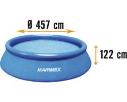 Aufstellpool Fast-Set-Pool Marimex Tampa rund Ø 457x122 cm ohne Zubehör blau