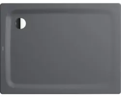 Extraflache Rechteck-Duschwanne Kaldewei Superplan Plus 120x90x4 cm grau cool glatt