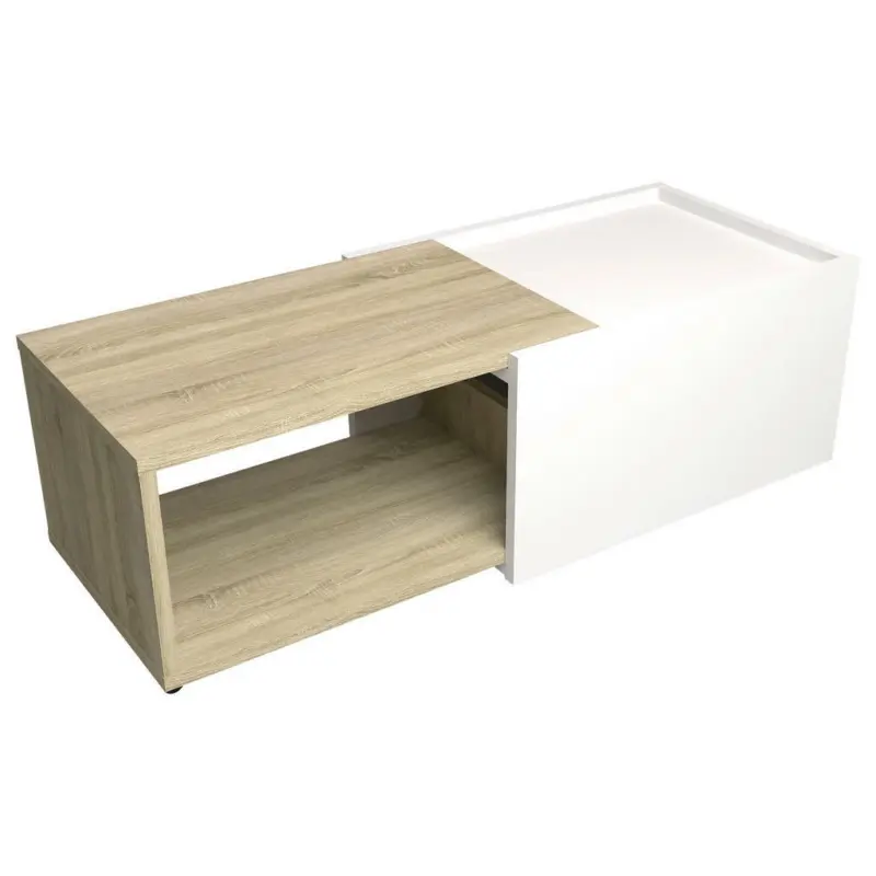 Couchtisch in Holzwerkstoff 126/50/38 cm