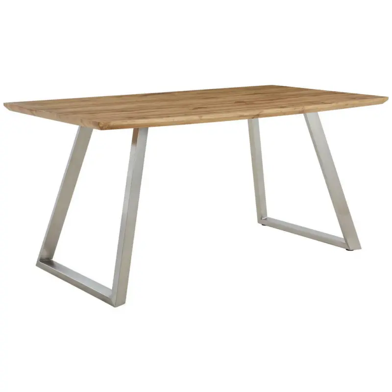 Esstisch in Metall, Holzwerkstoff 160/90/76 cm