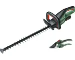 Hornbach Akku Heckenschere BOSCH UniversalHedgeCut 18-55 inkl. Akku 18 V, 2,5 Ah und Ladegerät und Gartenschere