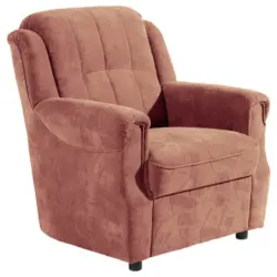 Sessel in Mikrofaser Rot