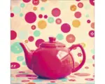 Hornbach Glasbild Retro coffee pot 20x20 cm