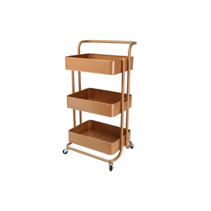 Servierwagen in Kupferfarben