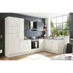 XXXLutz Lauterach - Ihr Möbelhaus bei Bregenz Eckküche 310/175 cm in Anthrazit, Weiß