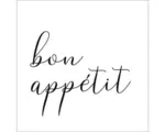 Hornbach Glasbild Bon Appetit III 50x50 cm