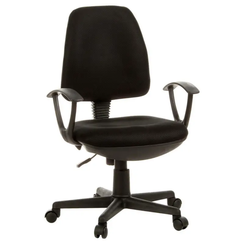 Drehstuhl in Netzbespannung Schwarz