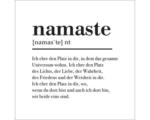 Hornbach Glasbild Namaste II 20x20 cm