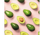 Hornbach Glasbild Pink Avocado 50x50 cm