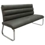 XXXLutz Lauterach - Ihr Möbelhaus bei Bregenz Sitzbank 180/94,5/70 cm in Grau, Edelstahlfarben