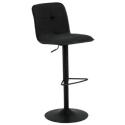 Barhocker in Textil Anthrazit