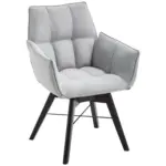 XXXLutz Lauterach - Ihr Möbelhaus bei Bregenz Armlehnstuhl in Holz, Textil Schwarz, Hellgrau