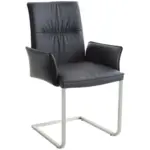 XXXLutz Lauterach - Ihr Möbelhaus bei Bregenz Armlehnstuhl in Edelstahl Echtleder pigmentiert