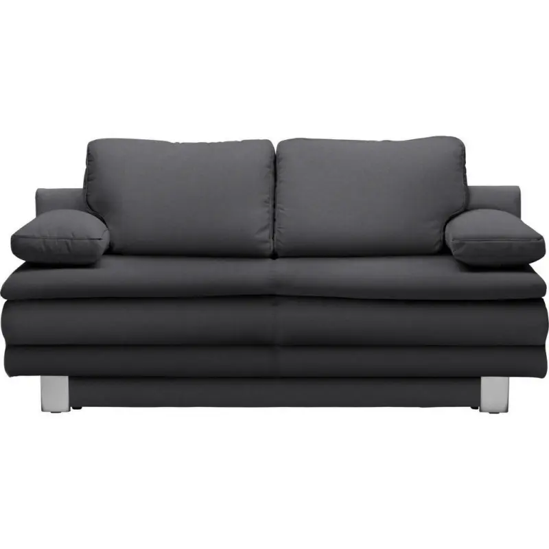 Schlafsofa in Flachgewebe Grau
