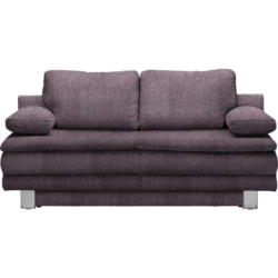 Schlafsofa in Webstoff Rosa