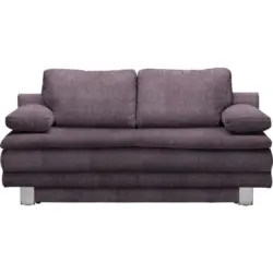 Schlafsofa in Webstoff Rosa